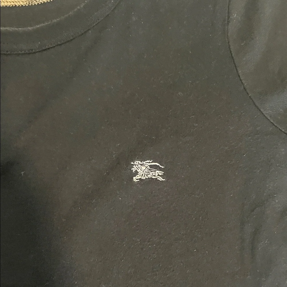 Burberry Black Short Sleeve Tee - Picture 2 of 3